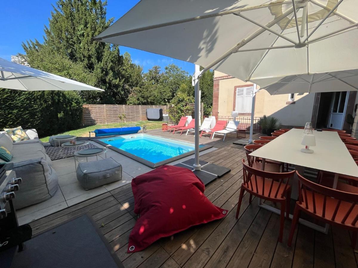 Gite Villa Avril Piscine- Jacuzzi- Sauna - 15 Pers-Proche Europapark Селеста Екстер'єр фото